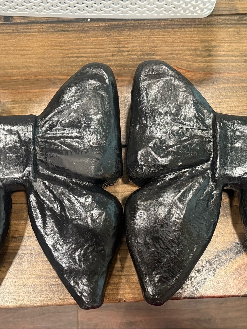 Two Large Black Decorative bows